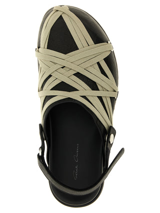Black Ramie Mules
