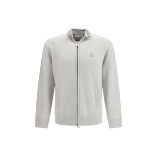 Gray Cashmere Cardigan