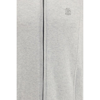 Gray Cashmere Cardigan