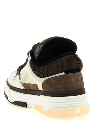 Brown Calfskin Chunky Sneakers