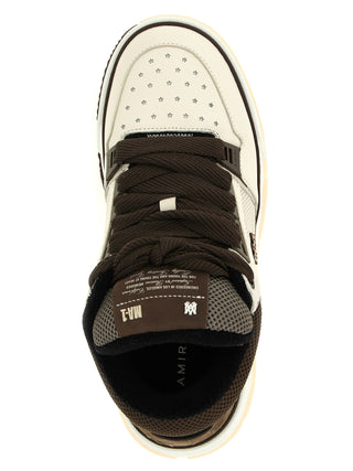 Brown Calfskin Chunky Sneakers