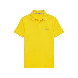 Yellow Cotton Men's Polo Shirt