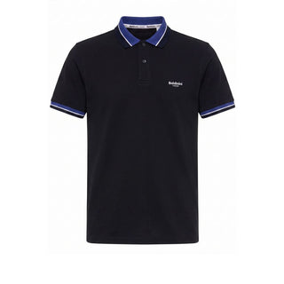 Blue Cotton Men's Polo-Shirt