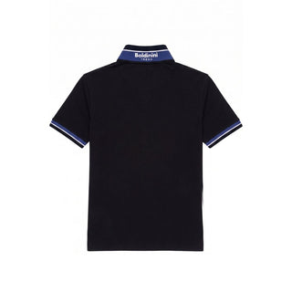 Blue Cotton Men's Polo-Shirt