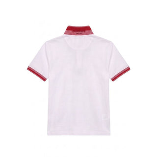 White Cotton Men Polo