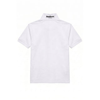 White Cotton Men Polo