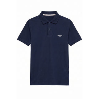 Blue Cotton Men's Polo-Shirt