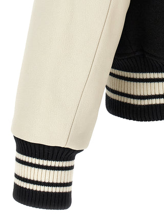 Bicolor Virgin Wool Bomber
