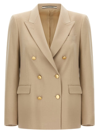 Beige Cashmere Blazer