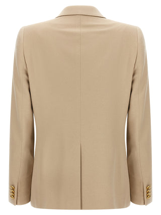 Beige Cashmere Blazer
