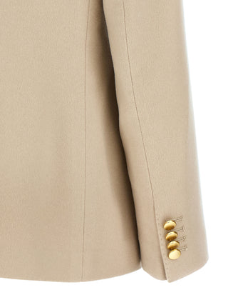 Beige Cashmere Blazer