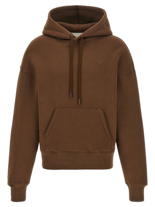 Brown Cotton Hoodie