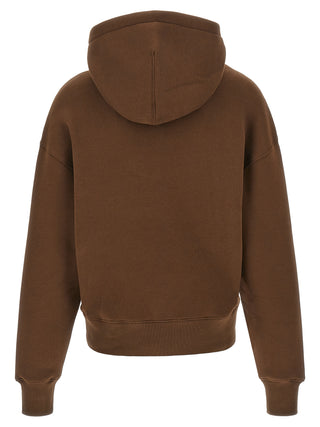 Brown Cotton Hoodie