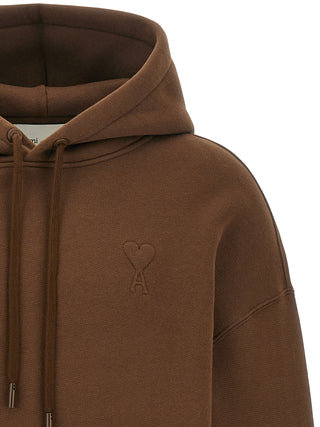Brown Cotton Hoodie