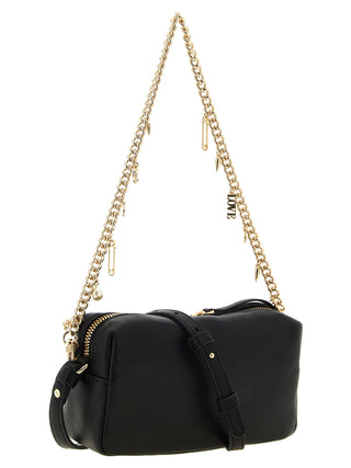 Black Lambskin Shoulder Bag