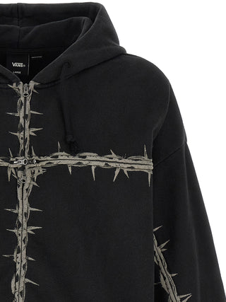 Black Cotton Sweatshirt