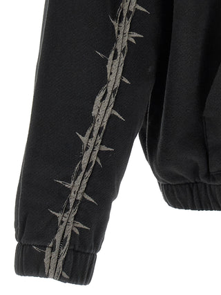 Black Cotton Sweatshirt