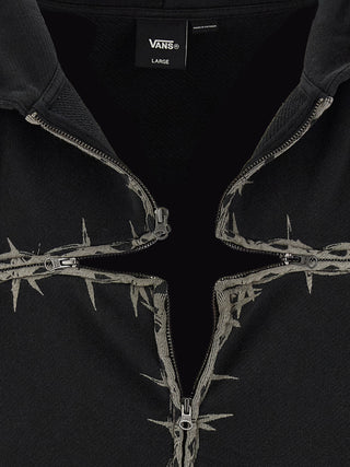 Black Cotton Sweatshirt