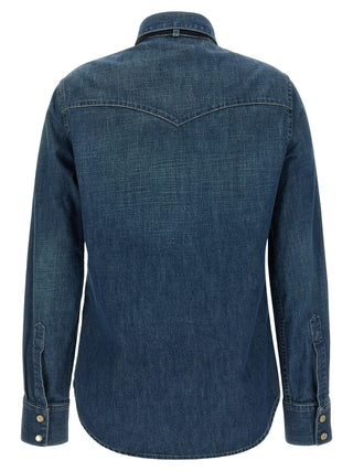 Blue Cotton Blouse