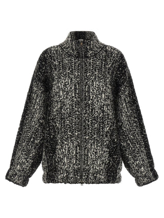 Bicolor Wool Bomber
