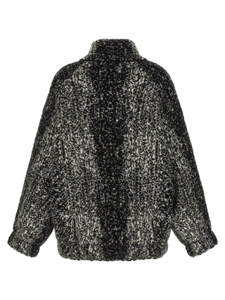 Bicolor Wool Bomber