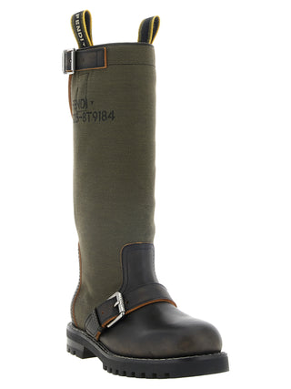 Bicolor Calfskin Over The Knee