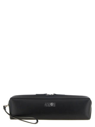 Black Cowhide Clutch Bag