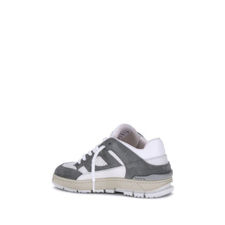 Gray Calf Leather Bos Taurus Athletic Sneakers
