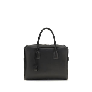 Black Calf Leather Bos Taurus Handbag