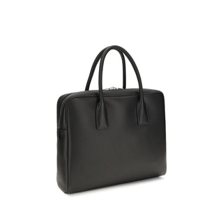 Black Calf Leather Bos Taurus Handbag