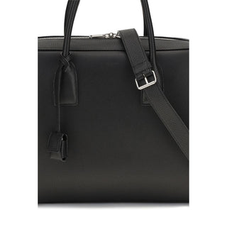 Black Calf Leather Bos Taurus Handbag
