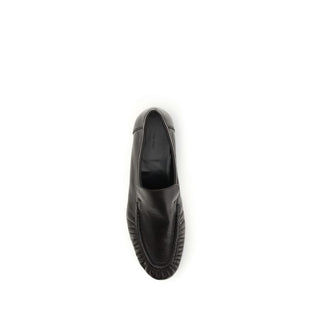 Brown Suede Leather Slip-On Loafers