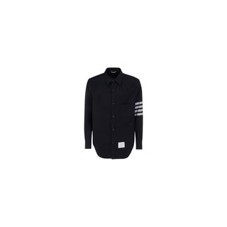 Blue Wool Oves Aries Dress Shirt