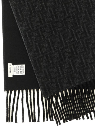 Black Wool Foulard