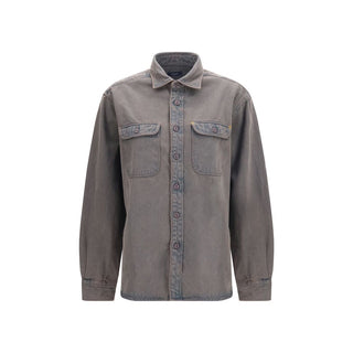 Gray Denim Shirt