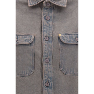 Gray Denim Shirt