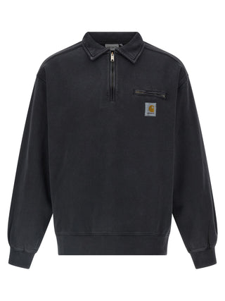Black Cotton Sweatshirt