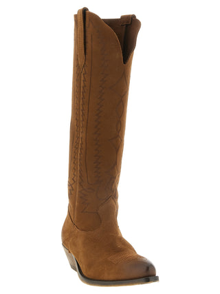 Brown Cowhide Chelsea Boots