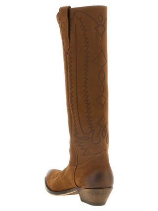 Brown Cowhide Chelsea Boots