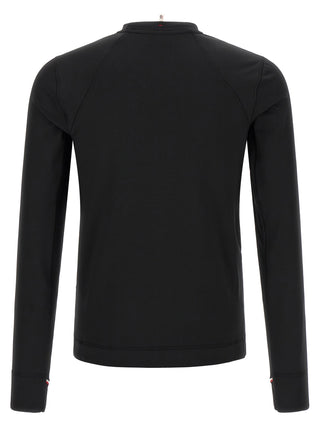 Black Polyester Cardigan