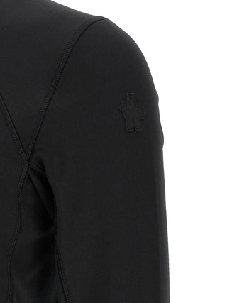 Black Polyester Cardigan