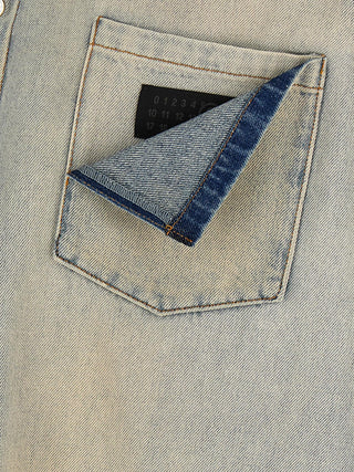 Blue Cotton Blouse