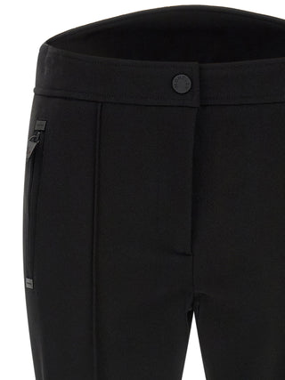 Black Polyamide Athletic Pants
