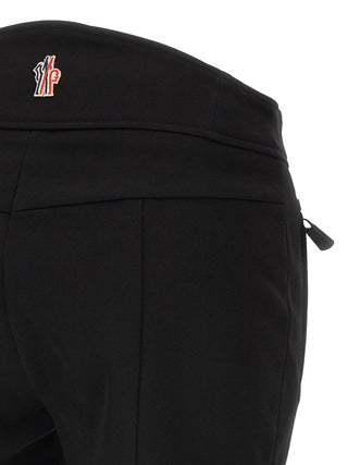 Black Polyamide Athletic Pants