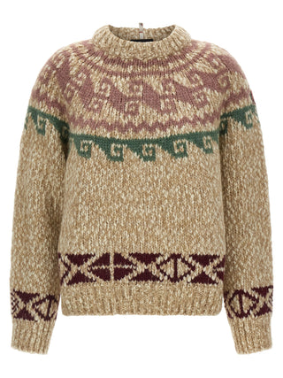 Beige Wool Cardigan
