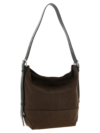 Brown Cotton Tote Bag