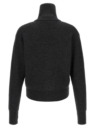 Gray Wool Cardigan