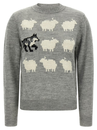 Gray Acetate Cardigan