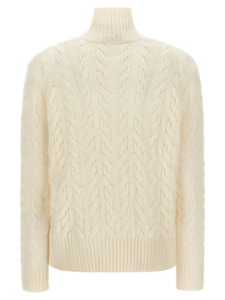 White Wool Cardigan