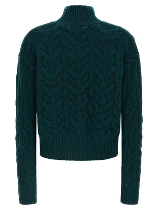 Bicolor Wool Cardigan